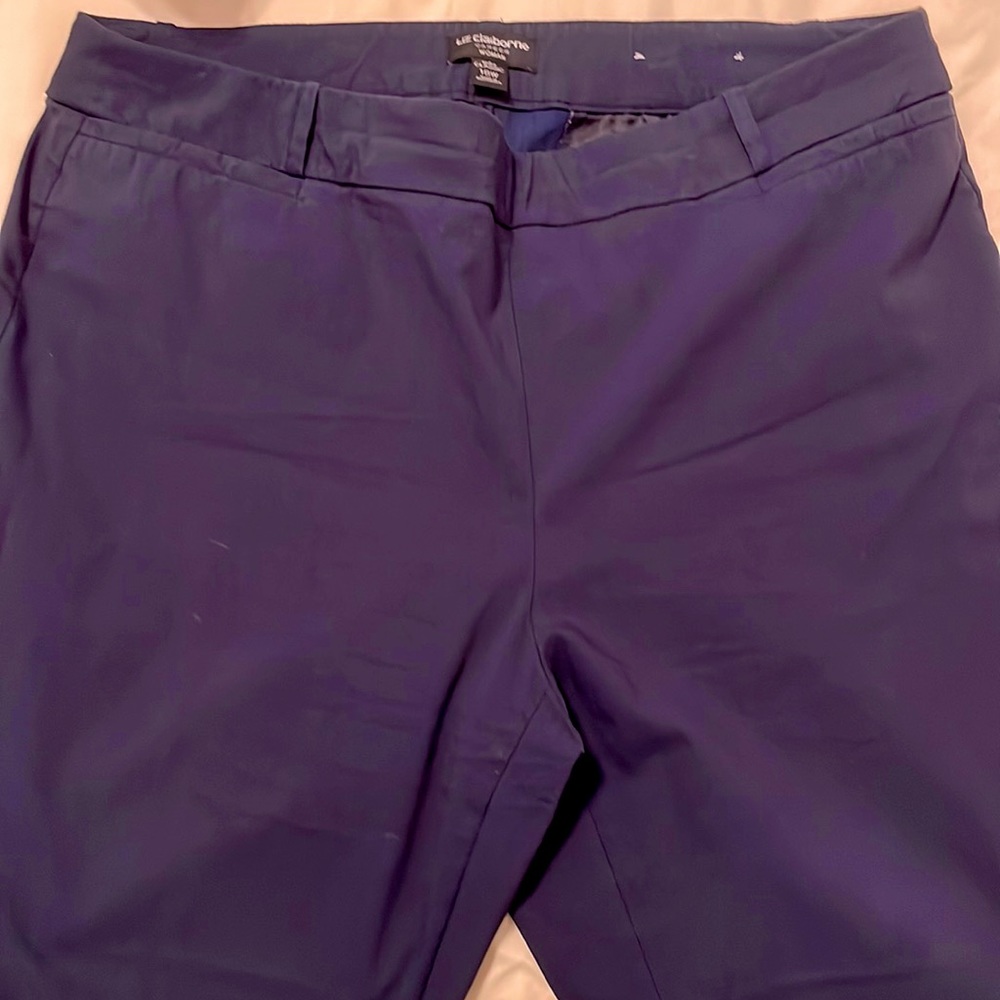 Liz Claiborne dark navy slacks